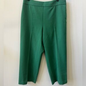 Ann Taylor Kelly Green Cropped Pants